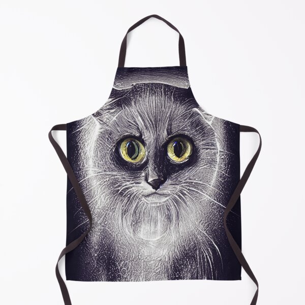 Item preview, Gray cat with big eyes designed and sold by Photopat.