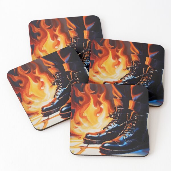 Item preview, Blaze Beneath Boots designed and sold by Mmorkva.