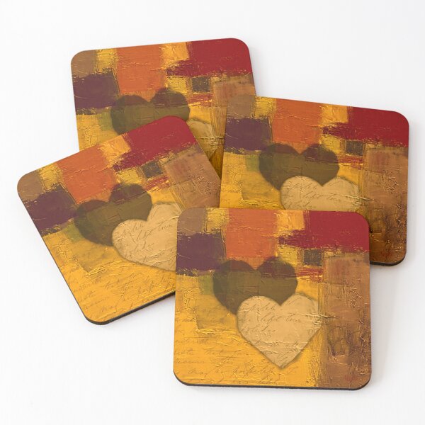 Item preview, Hearts in red and gold - series 2 (94) designed and sold by a3-studio.