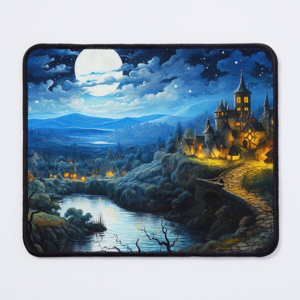 Item preview, Midnight in the Village of Havenbrook designed and sold by AM FineArtPrints.