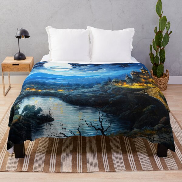 Item preview, Midnight in the Village of Havenbrook designed and sold by AM FineArtPrints.