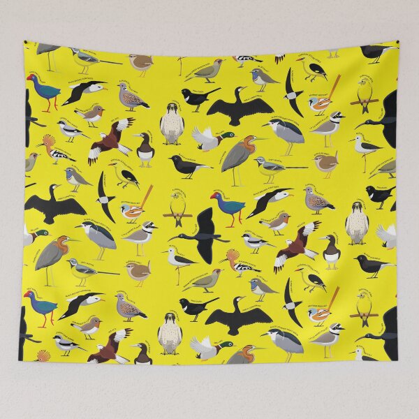 Item preview, European Birds with Name Collection Set 2 designed and sold by SUPERHERON.