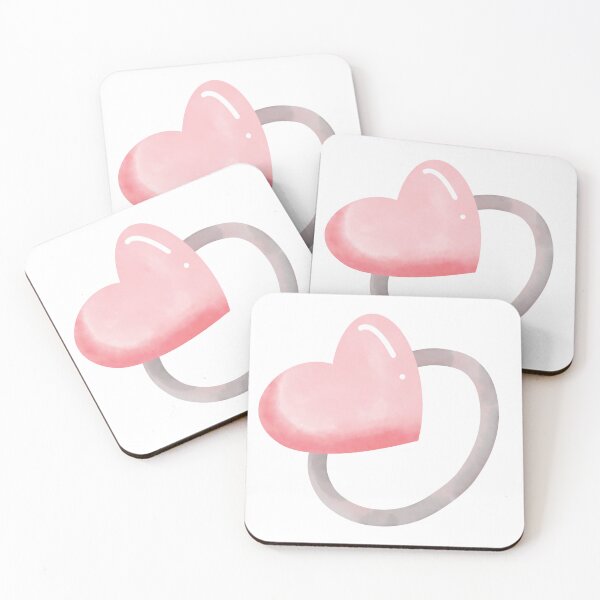 Item preview, Pink heart shape ring, valentine day. designed and sold by Jayjaynaenae.
