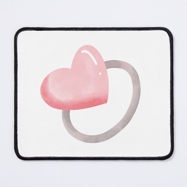 Item preview, Pink heart shape ring, valentine day. designed and sold by Jayjaynaenae.