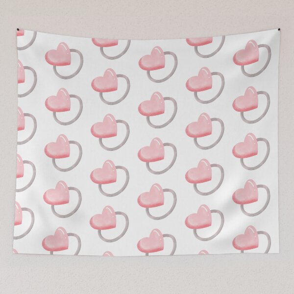 Item preview, Pink heart shape ring, valentine day. designed and sold by Jayjaynaenae.