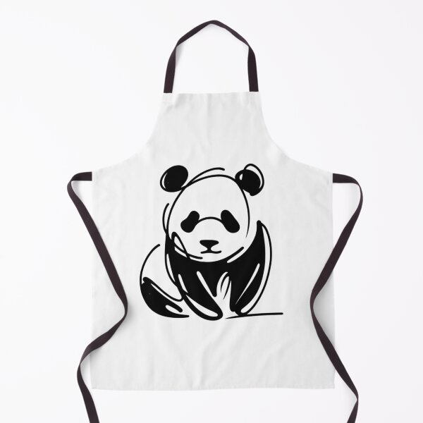Item preview, Peaceful Panda: A Minimalist Ink Masterpiece designed and sold by Sovi14.