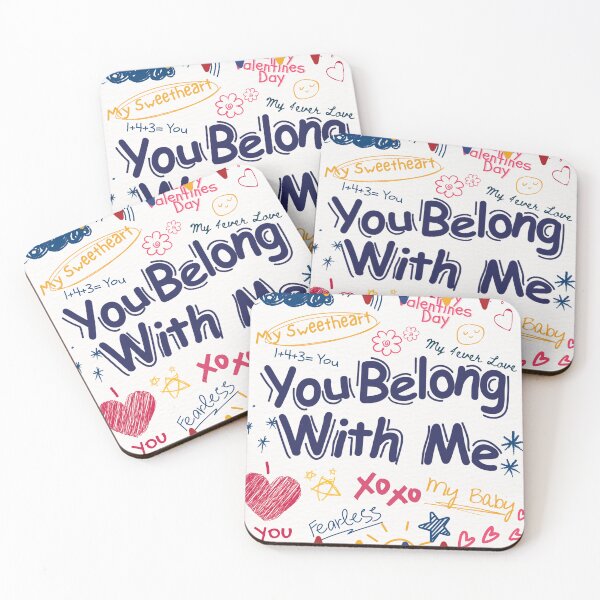 Item preview, You Belong With Me Poster Fearless designed and sold by karyzasart.