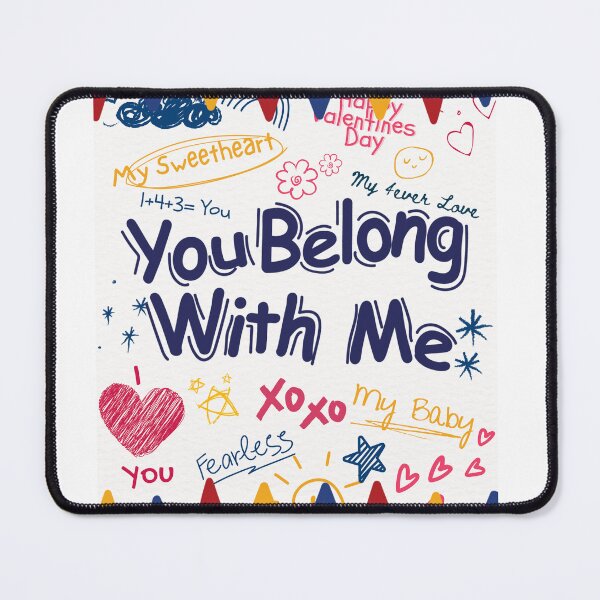 Item preview, You Belong With Me Poster Fearless designed and sold by karyzasart.