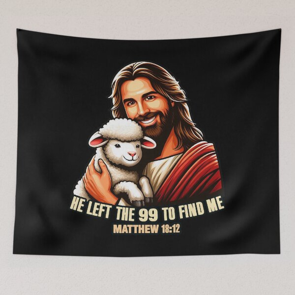 Item preview, Matthew 18:12 He Left The 99 To Find Me designed and sold by plushism.