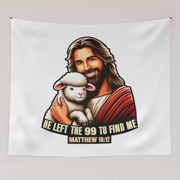 Item preview, Matthew 18:12 He Left The 99 To Find Me designed and sold by plushism.