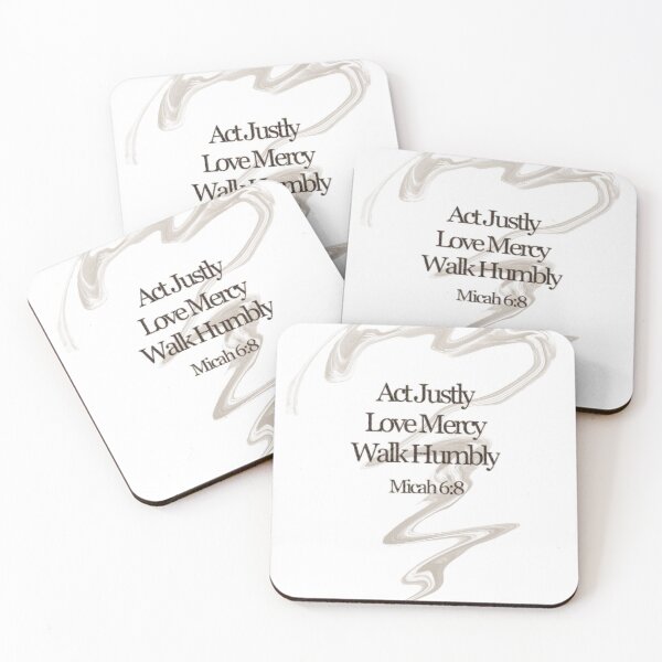 Item preview, Act Justly, Love Mercy, Walk Humbly | Micah 6:8  designed and sold by Godfidencefaith.