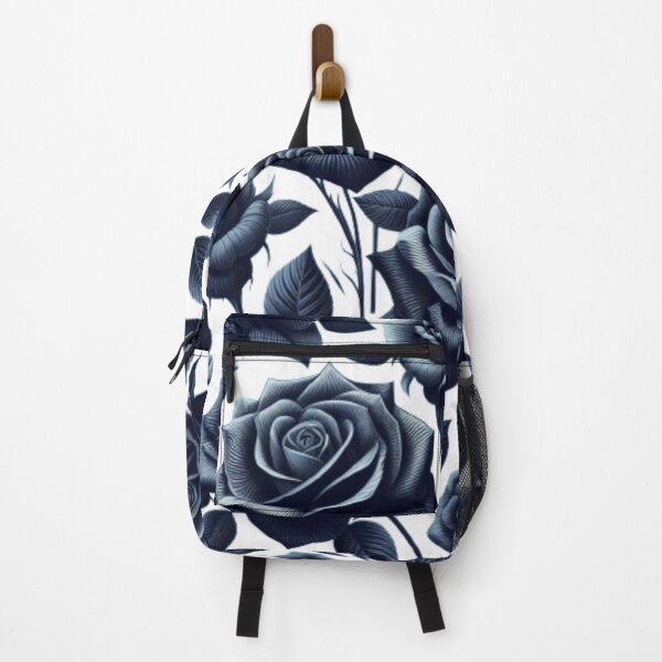 Item preview, Dark Navy Roses Pattern - Gothic Elegant Floral Design designed and sold by ProjectNoah.