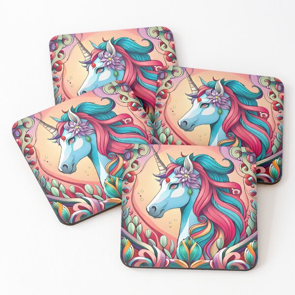 Item preview, Rainbow Unicorn Dream designed and sold by PixelVerveArts.