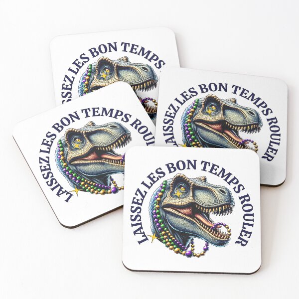 Item preview, Mardi Gras Dinosaur - Laissez Les Bon Temps Rouler designed and sold by humnoo.