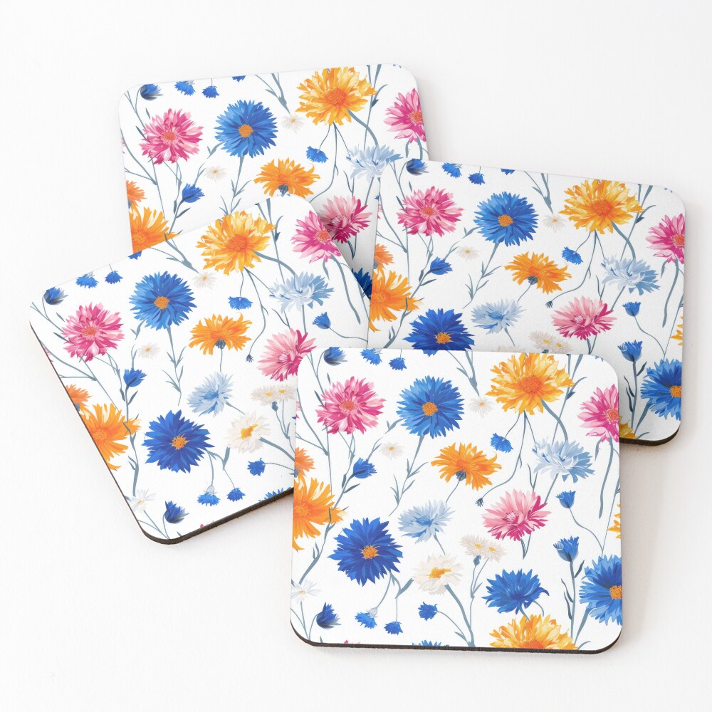 Item preview, Coasters (Set of 4) designed and sold by FlowersColorful.