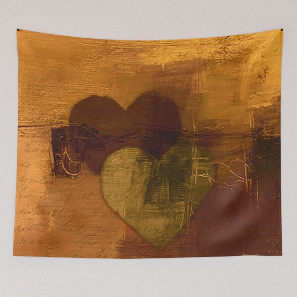 Item preview, Hearts in brown and gold - series 2 (95) designed and sold by a3-studio.