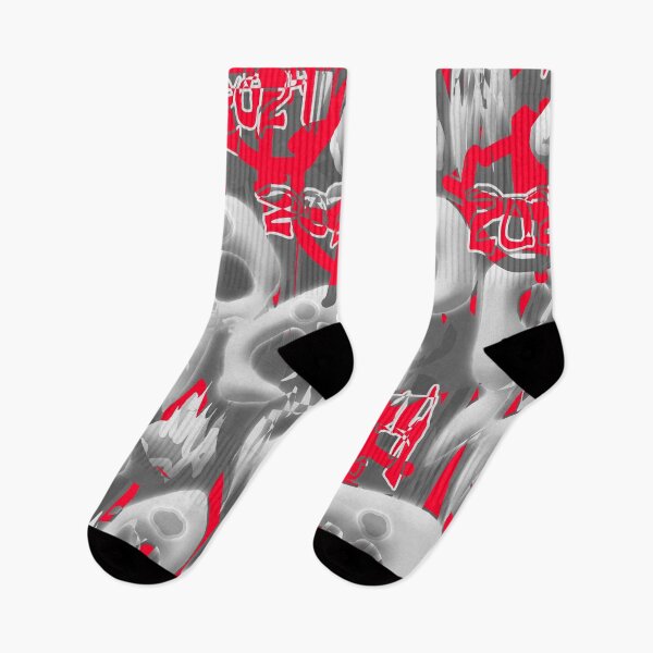 Item preview, Skulls and Targets 2024 (Gray Red) designed and sold by skullbal.