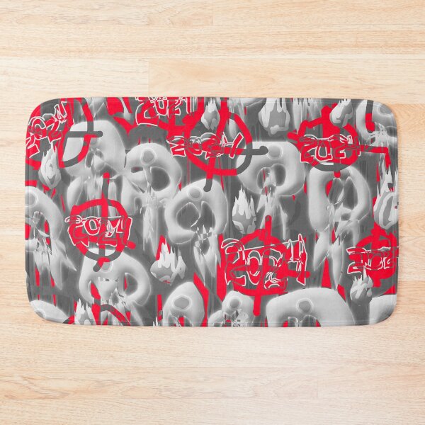 Item preview, Skulls and Targets 2024 (Gray Red) designed and sold by skullbal.