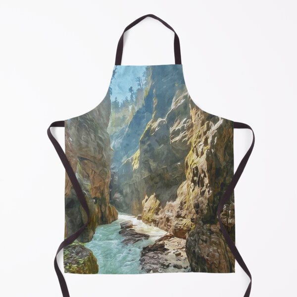 Item preview, Partnach gorge in the German Alps near Garmisch in watercolor designed and sold by Intermundium.