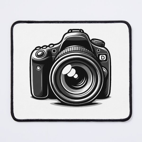 Item preview, Cámara DSLR en blanco y negro designed and sold by Andrew Frelas.