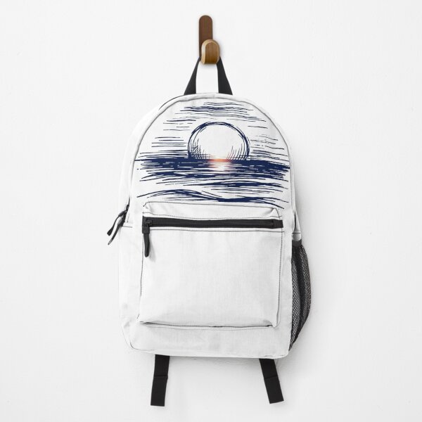Item preview, Sunset Sketch: A Two-Tone Illustration of Light and Depth designed and sold by Sovi14.