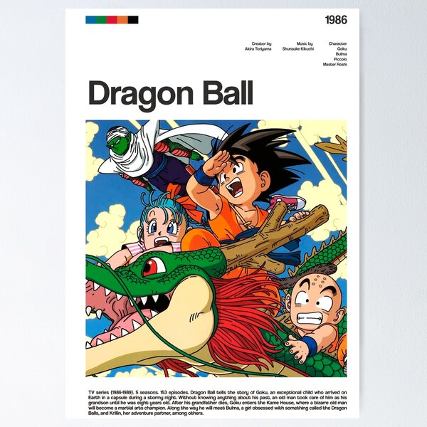 Item preview, affiche de boule de dragon designed and sold by paulrommer.