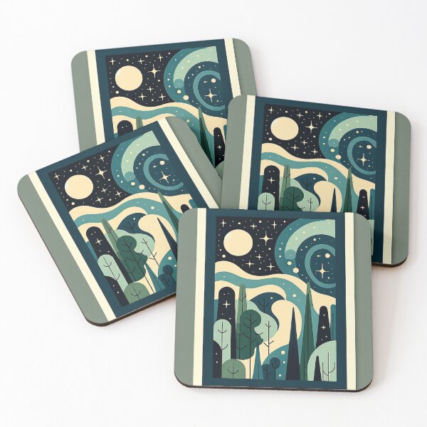 Item preview, Enchanted Forest under Starlit Sky designed and sold by SunkenCost.