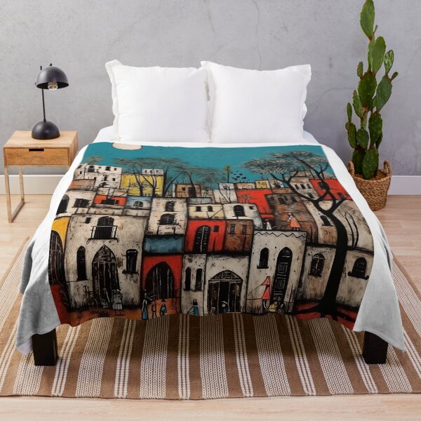Item preview, Jaipur travel vintage colorful anime graphics designed and sold by wonderfulpark.