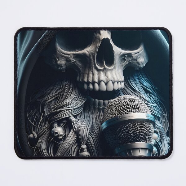Item preview, Beard Skull in Hoodie Singing Song designed and sold by Day Dreamer.