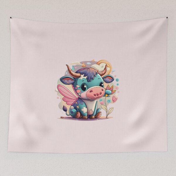Item preview, Cute Cow With Wings designed and sold by Itsheartshop.