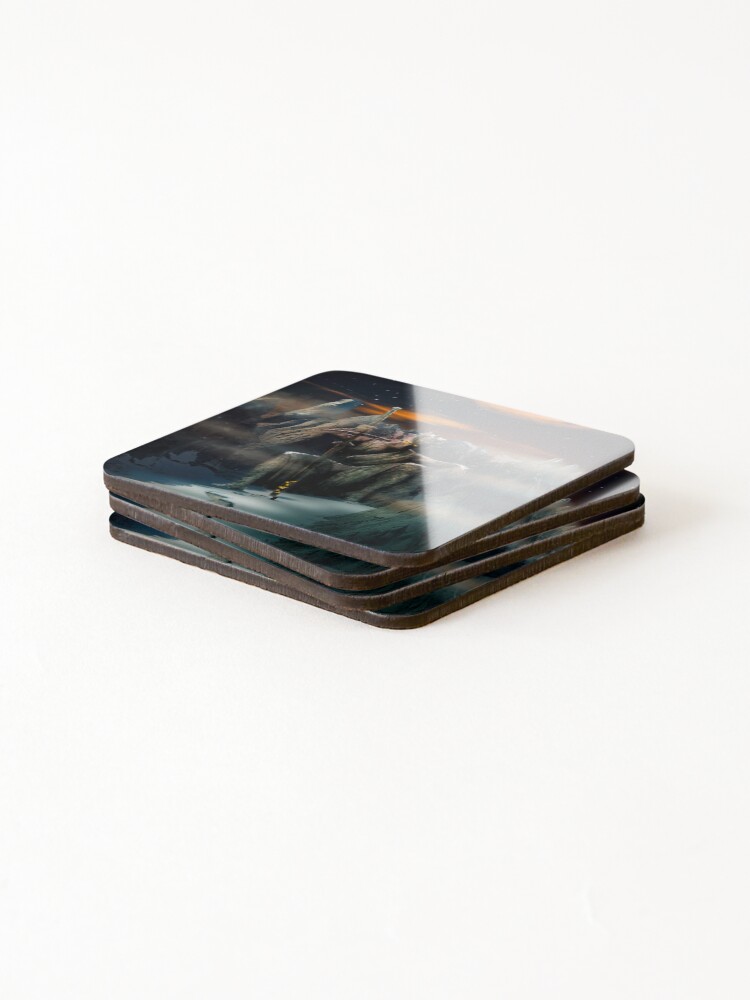 Thumbnail 4 of 5, Coasters (Set of 4), Invocation designed and sold by artsirc.