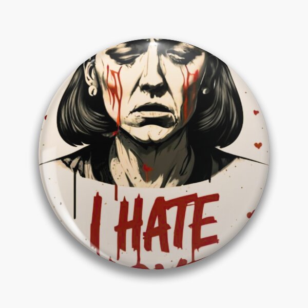 Item preview, Art "I hate love" Dark side designed and sold by Funky Fibers.
