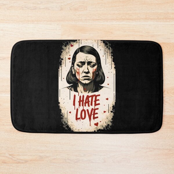 Item preview, Art "I hate love" Dark side designed and sold by Funky  Fibers.