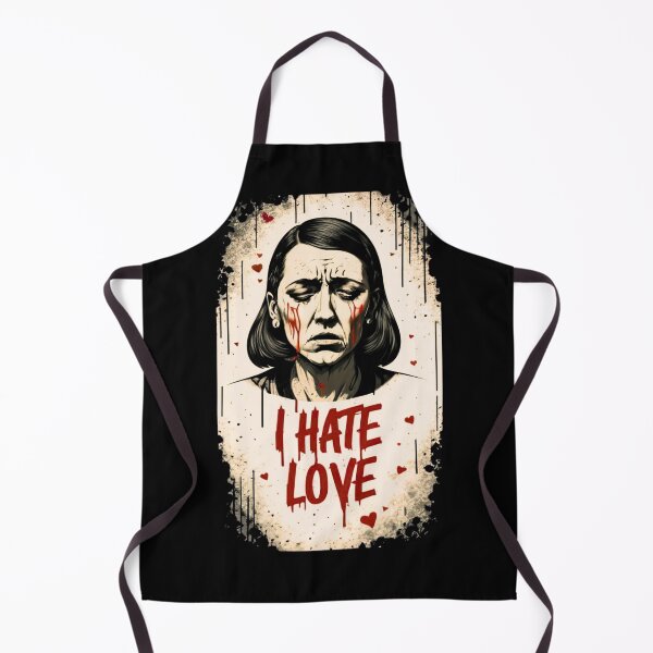 Item preview, Art "I hate love" Dark side designed and sold by Funky Fibers.
