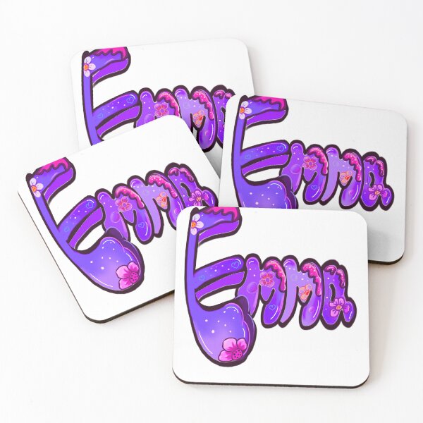 Item preview, Purple Girls First name Emma designed and sold by Artonmytee.
