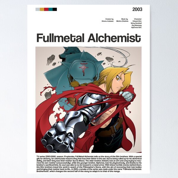 Item preview, Affiche de Fullmetal Alchemist designed and sold by paulrommer.