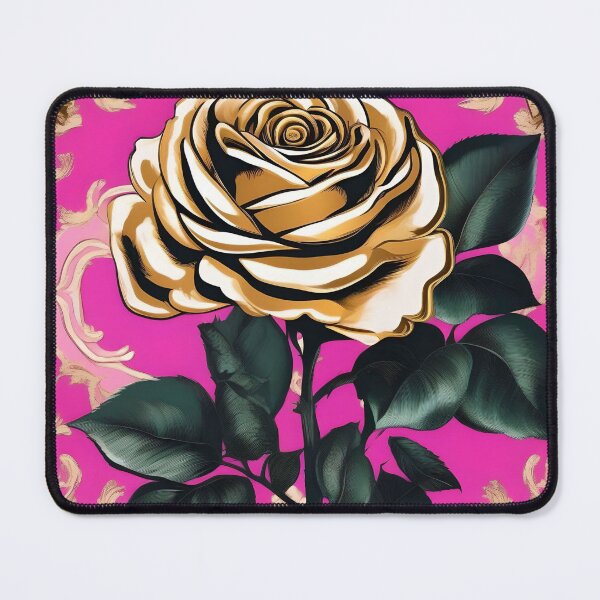 Item preview, Gold Rose with Baroque Design designed and sold by DesignsByPrnces.
