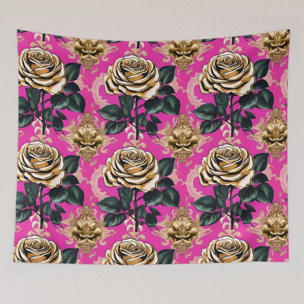 Item preview, Gold Rose with Baroque Design designed and sold by DesignsByPrnces.