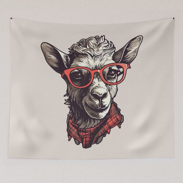 Item preview, Punk Goat designed and sold by Amir Faysal.