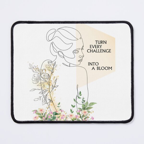 Item preview, "Turn Every Challenge Into a Bloom" design. An inspiration for growth and healing. designed and sold by Lunardreams54.