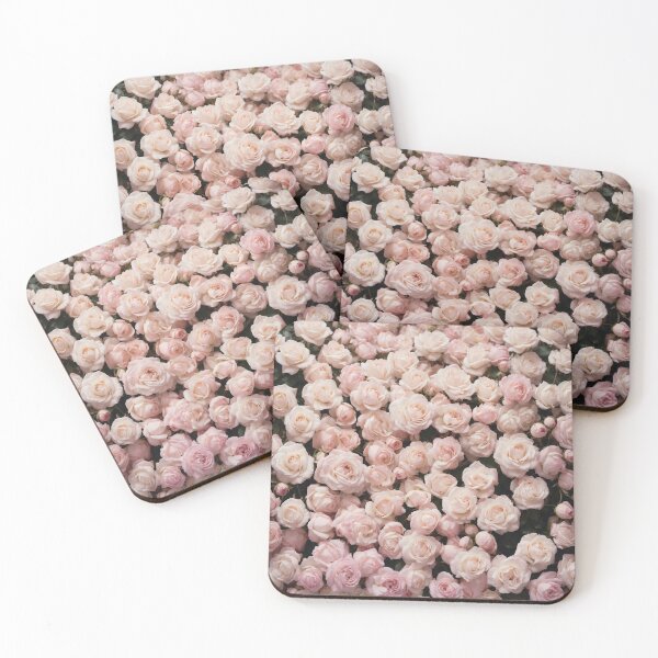 Item preview, Full frame light pink garden roses designed and sold by Edalion.