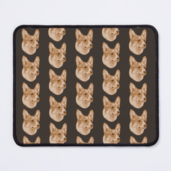 Item preview, DuFauna Brown Corgi Face Portrait designed and sold by DuFauna.