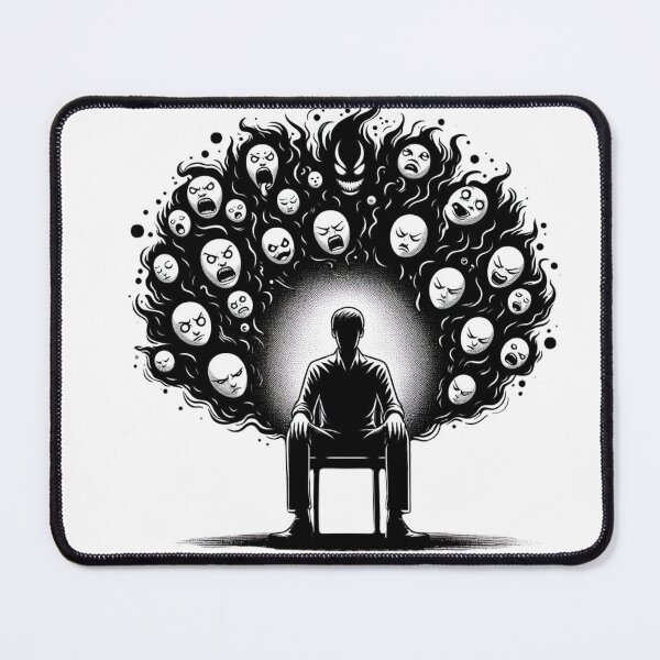 Item preview, Unveiling Darkness: My Inner Demons Artistry designed and sold by bestoftrendy.