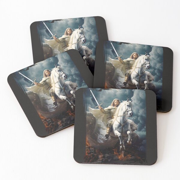 Item preview, Michael, Jesus Christ, The White Knight of Revelation designed and sold by CreativeX7.