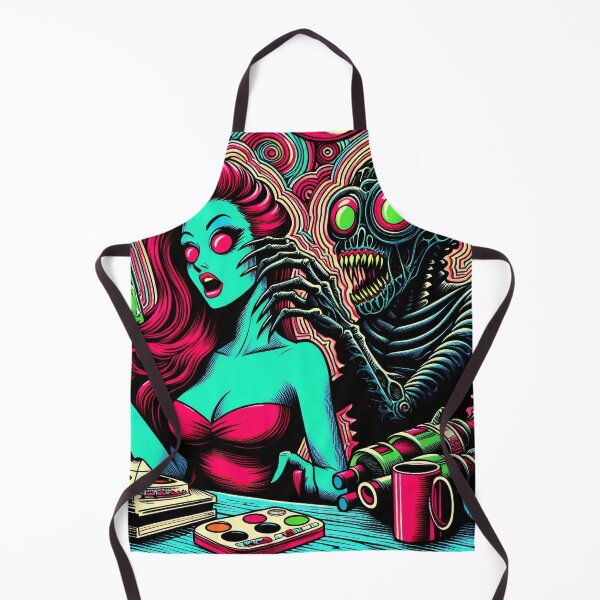 Item preview, Trippy Psychedelic Doomed Alien Romance designed and sold by AIPixelMaster.
