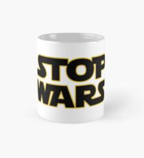 stop wars parody star wars peace Mug
