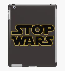 stop wars parody star wars peace iPad Case/Skin