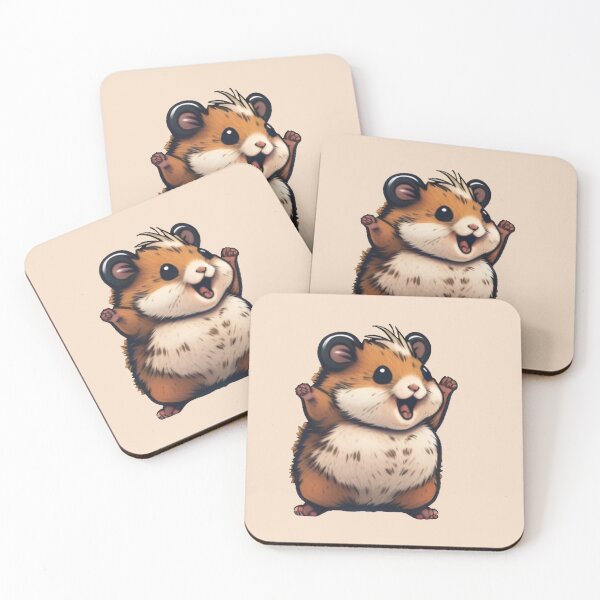 Item preview, Cute Happy Rust Hamster  designed and sold by dimaxstore.