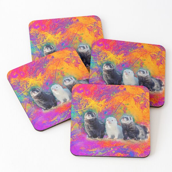 Item preview, Three Ferrets in BANG designed and sold by PurpleBluesPets.
