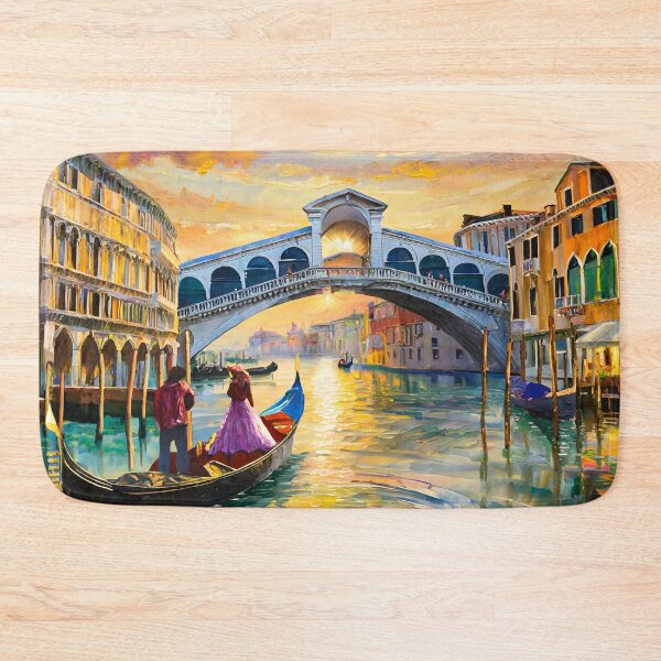 Item preview, Venice with Gondola Art Design designed and sold by MakeInShop.